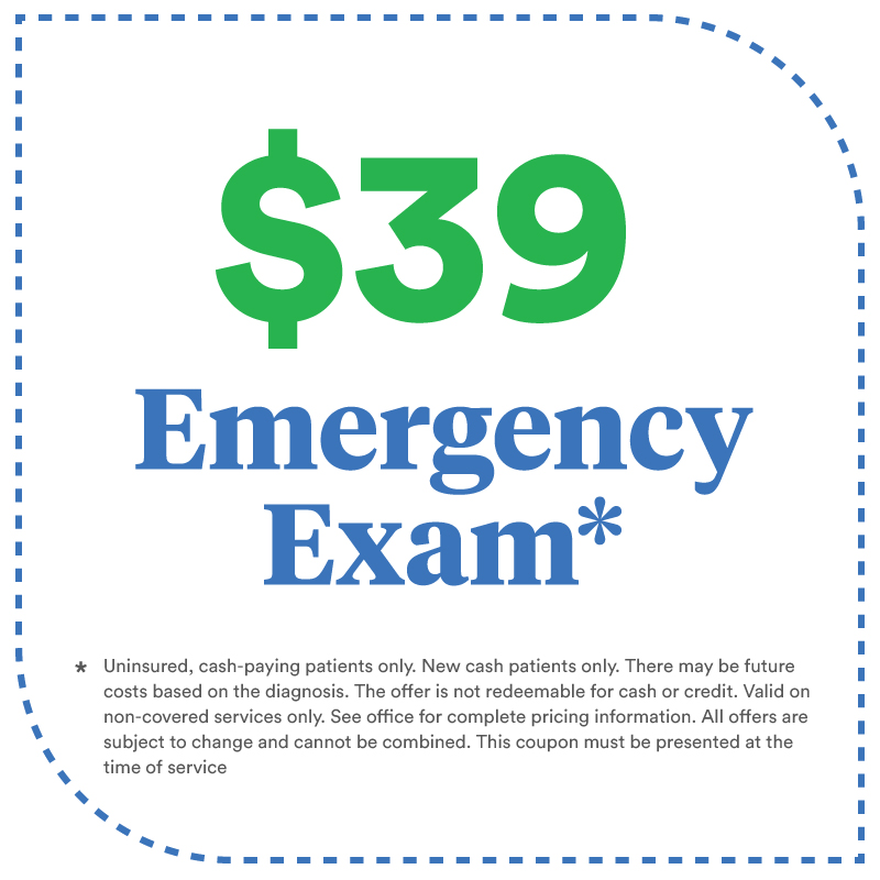 $39 Emergency Exam